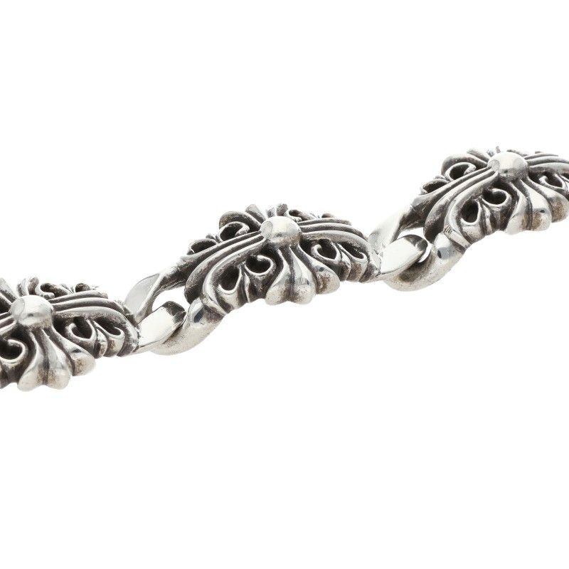 Chrome Hearts Keeper Link Silver Bracelet