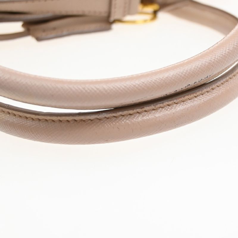 Prada Galleria Saffiano Shoulder Handbag 2-Way Pink Leather