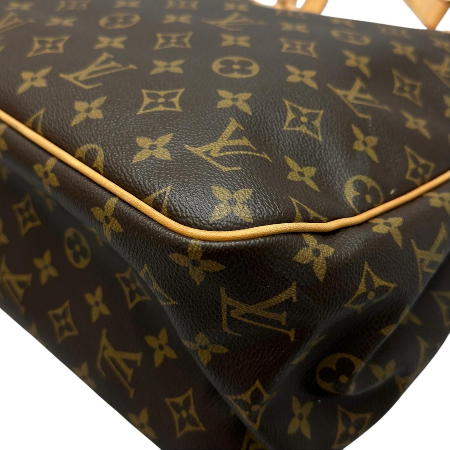 Louis Vuitton Batignolles Handbag Monogram Canvas Brown — view 8