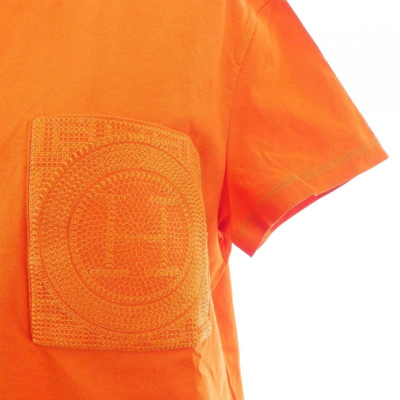 Hermes Mosaic T-Shirt Orange