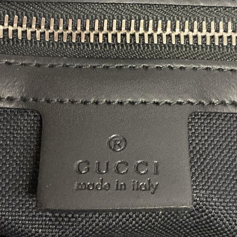 Gucci Tote GG Plus Supreme Dark Gray Black Multi Taiga Print Leather