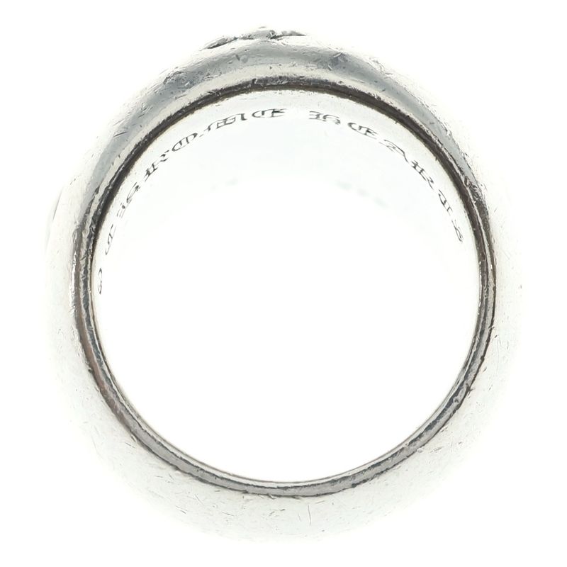 Chrome Hearts Classic Oval Cross Ring Silver