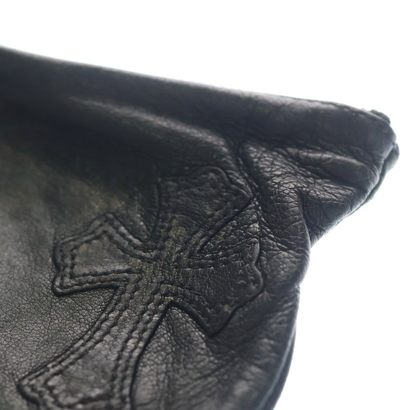 Chrome Hearts Zpr Chng Purse Change Cross Patch Daga Zip Coin Case