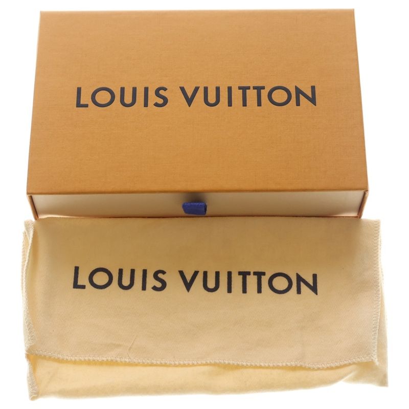 Louis Vuitton LV Damier Giant Portefeuille Plaza Wallet Card Case Brown Leather