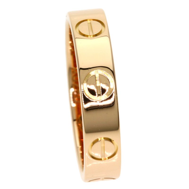 Cartier Mini Love Ring 46 18k Pink Gold