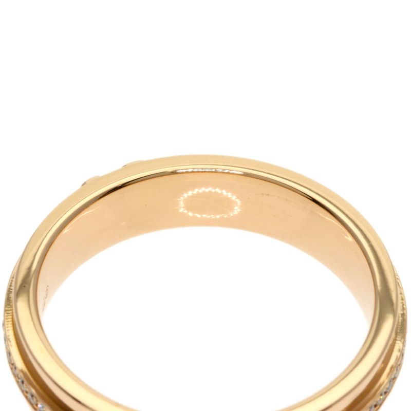 Tiffany & Co T Narrow Diamond Ring 18k Pink Gold
