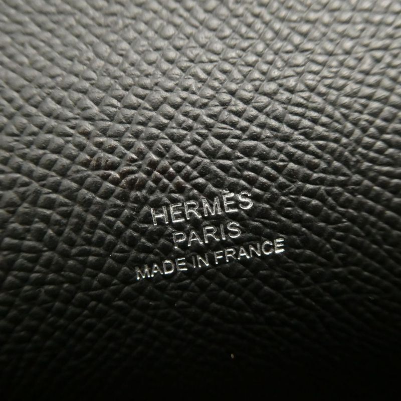 Hermes Nap to Go Veau Epsom Shoulder Bag Silver Purse
