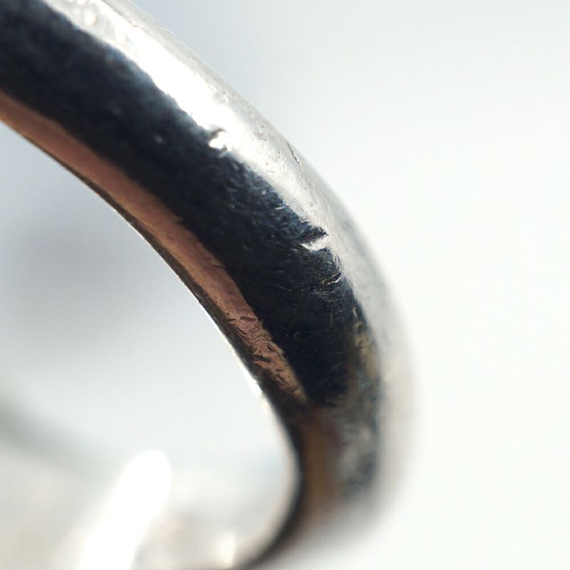 Tiffany & Co Ring Open Heart Silver