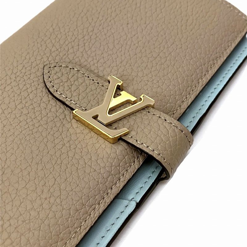 Louis Vuitton Vertical Wallet Taurillon Leather