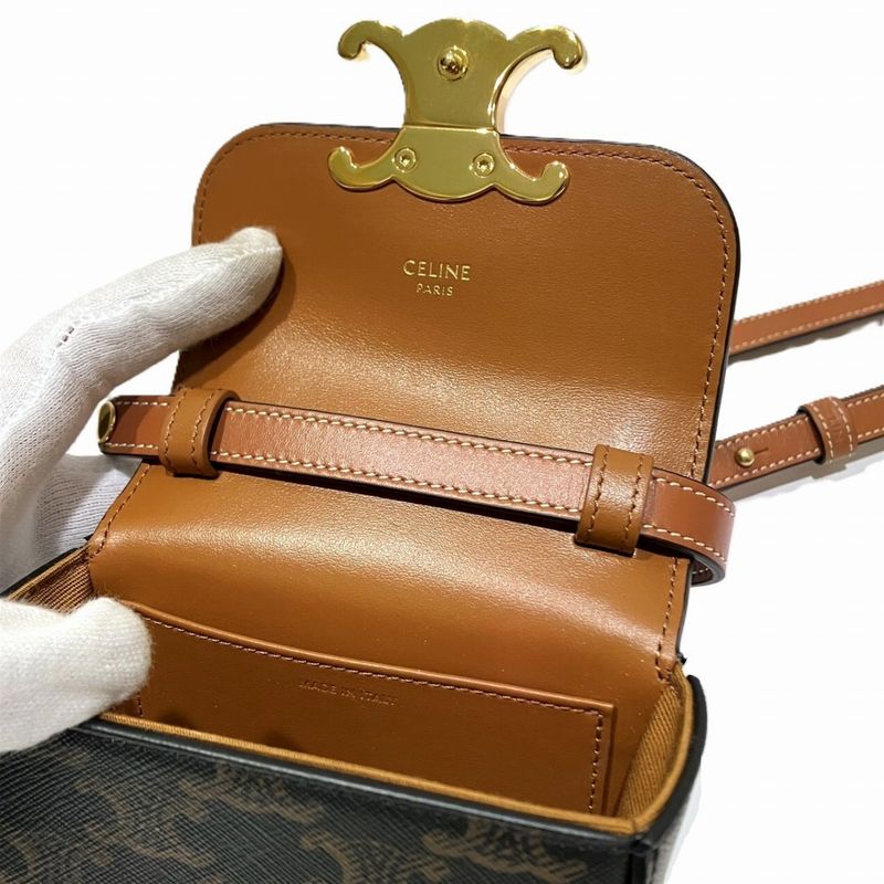 Celine Mini Claude Triomphe Shoulder Bag