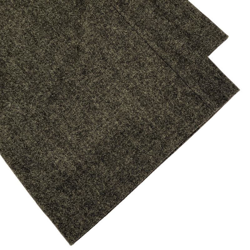 Max Mara Maxmara Wrap Front Herringbone Wide Trousers Pants Gray