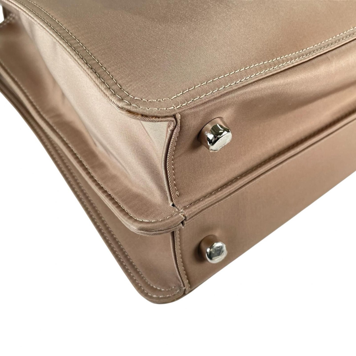 Fendi Peekaboo Business Bag Nylon Beige — view 8