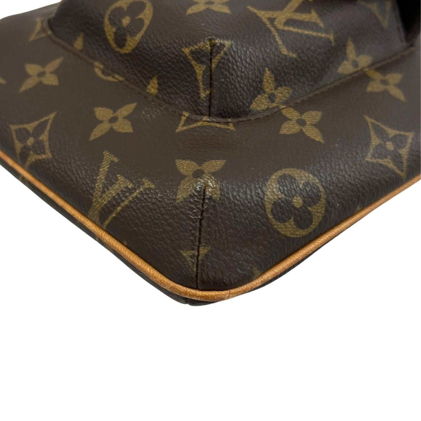 Louis Vuitton Partition Shoulder Bag Monogram Canvas Brown Pouch — view 8