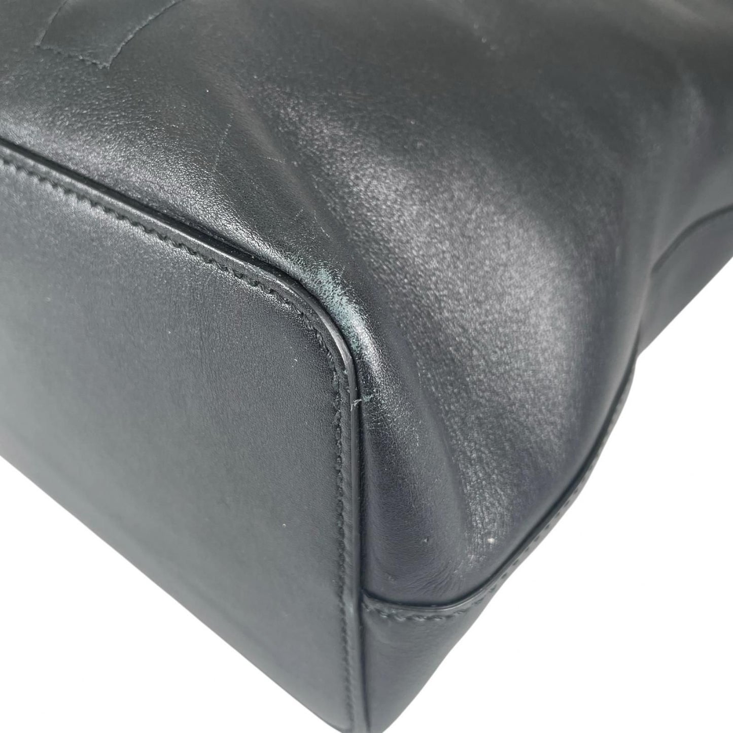 Gucci GG Embossed Tote Bag Leather Black — view 8