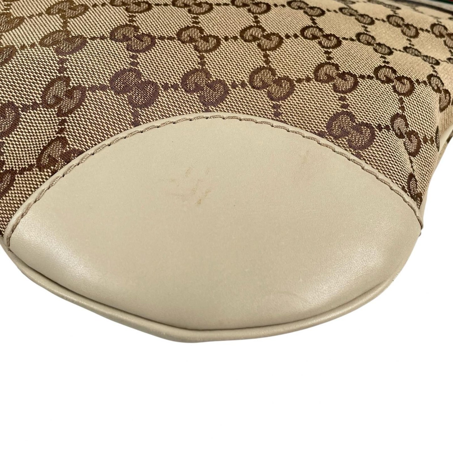 Gucci Sherry Line Shoulder Bag GG Canvas Beige — view 8