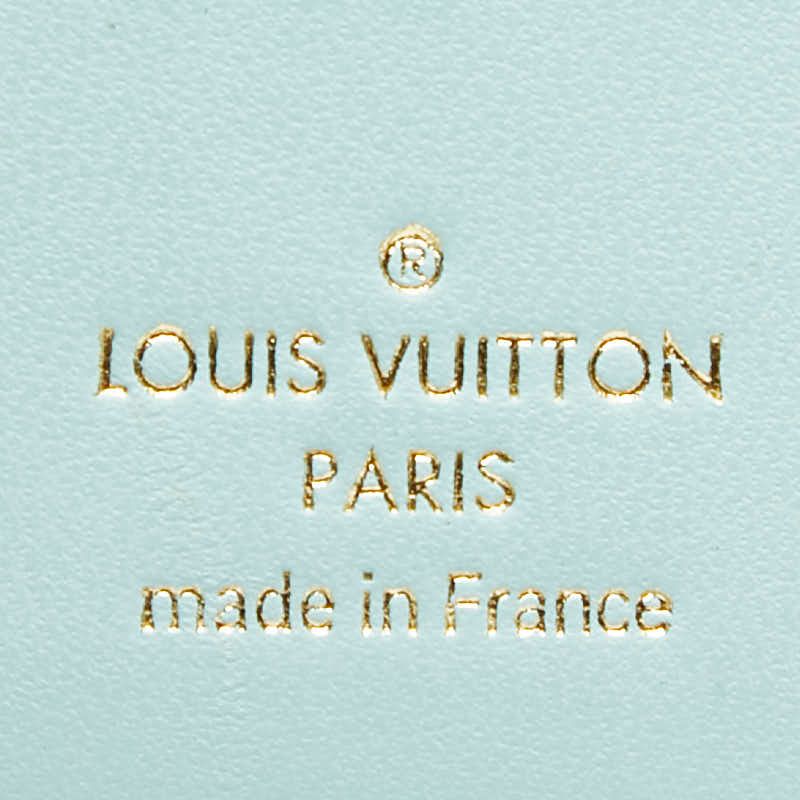 Louis Vuitton Vertical Wallet Beige Taurillon Leather