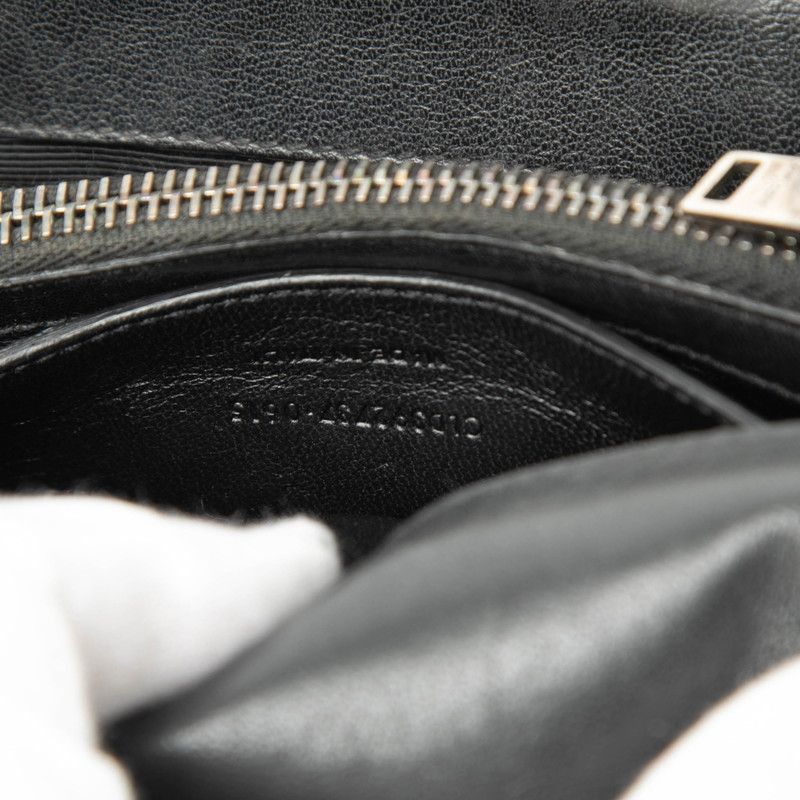 Saint Laurent Carre 2-Way Shoulder Bag Black Leather