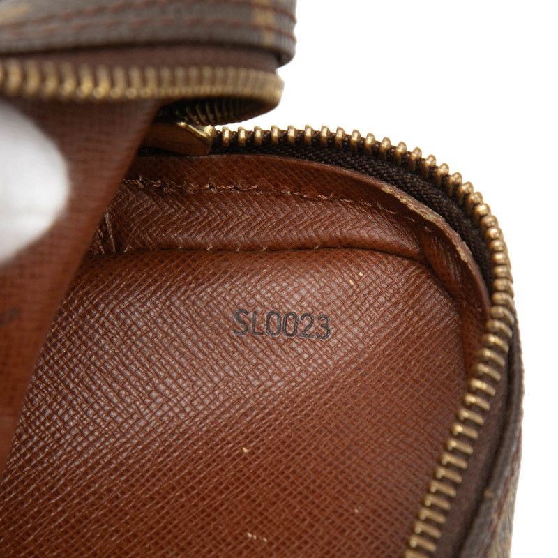 Louis Vuitton Monogram Danube Crossbody Shoulder Bag Brown Leather