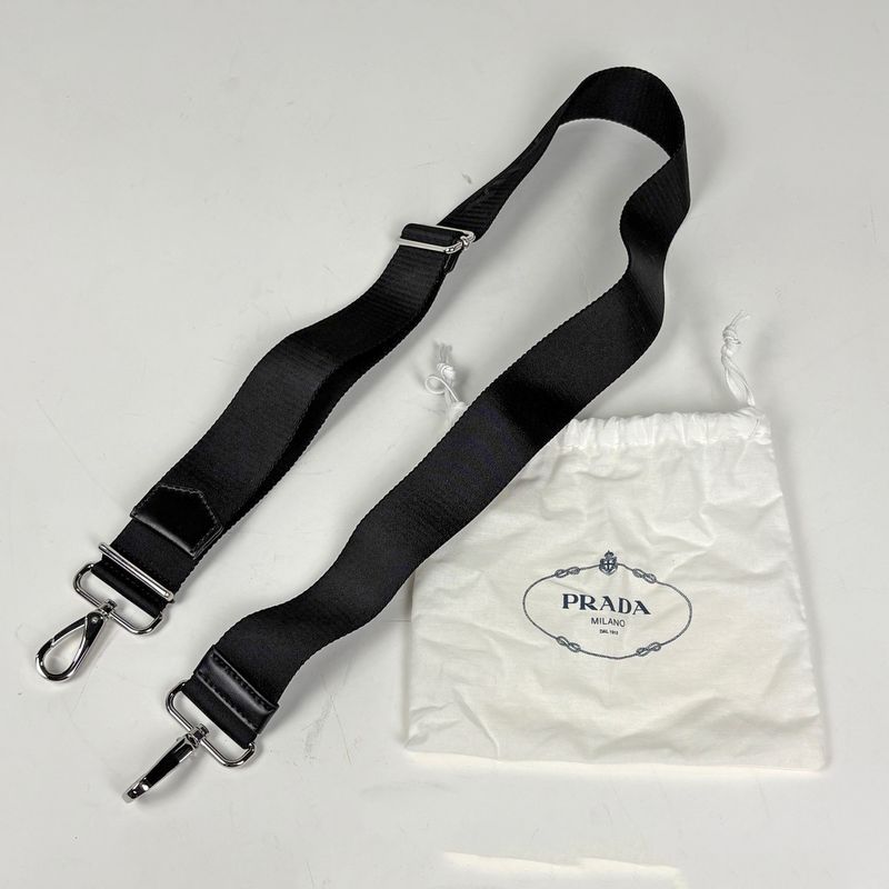 Prada Logo Tote Denim Navy
