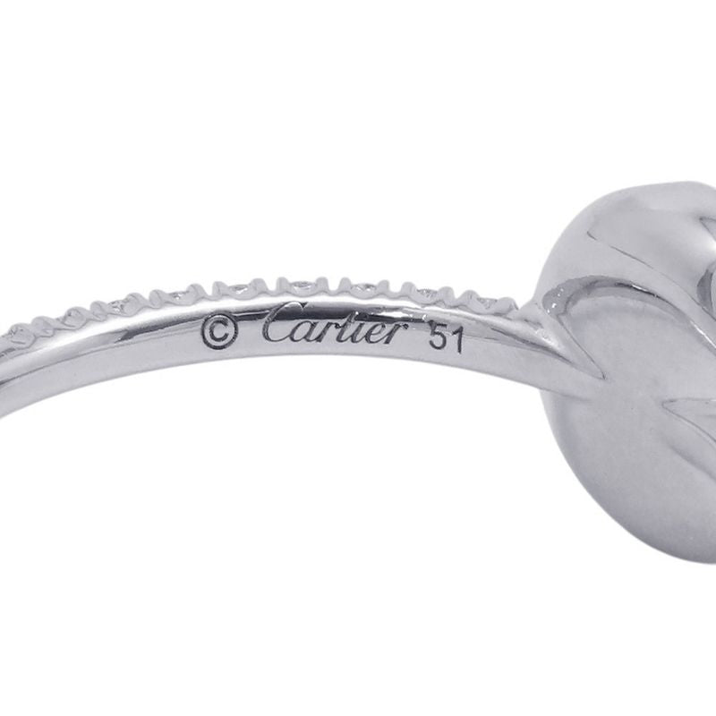 Cartier Ring Etincelle de Row Diamond 18k White Goldwhite Gold 51