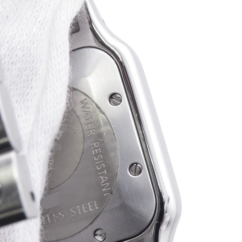 Cartier Santos Galbe LM Watch Silver Dial