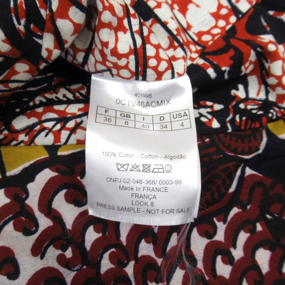 Dior la Temperance All Over Pattern Double Breasted Jacket Leather 36