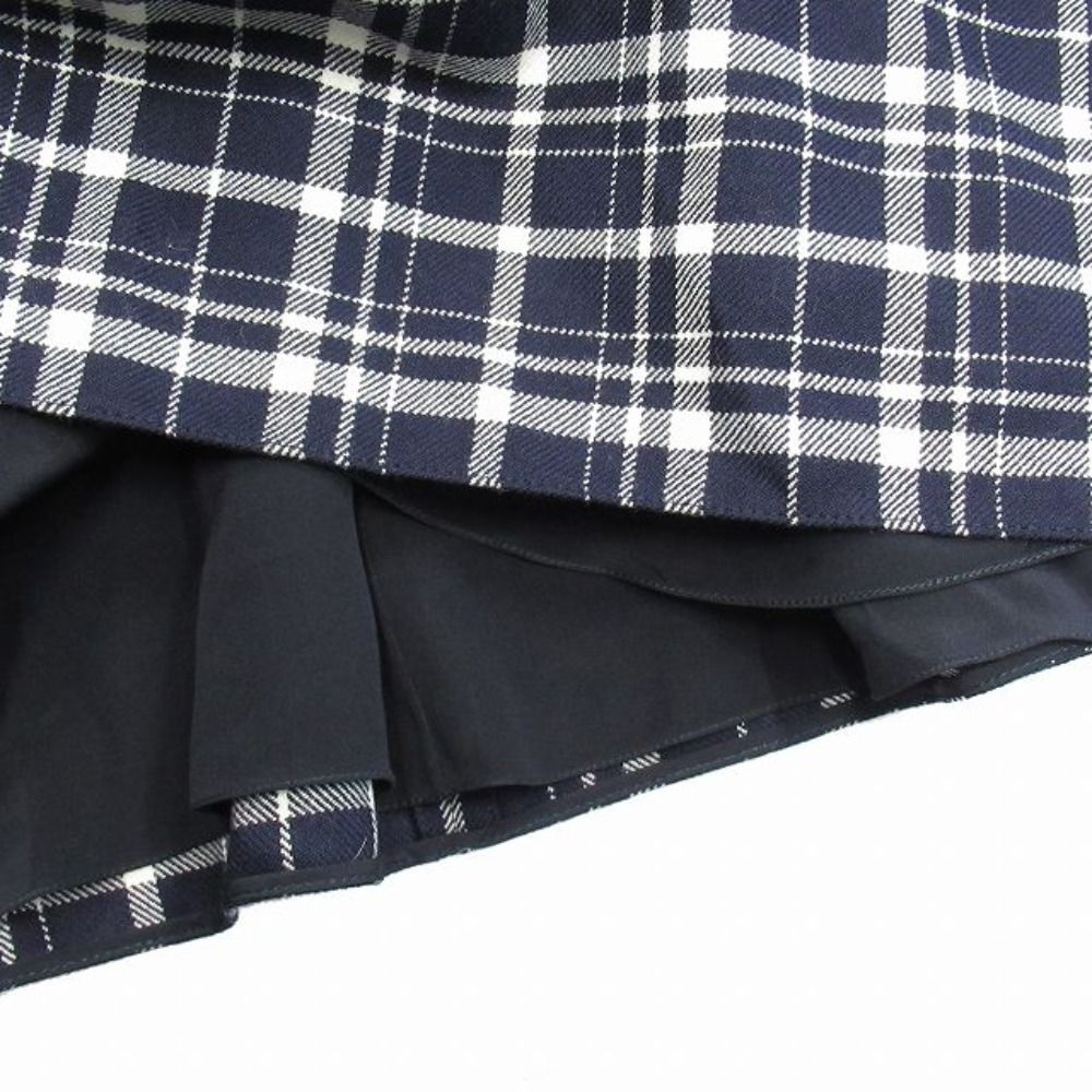 Dior Wrap Over Shorts Dress Check'n' Pop Navy White