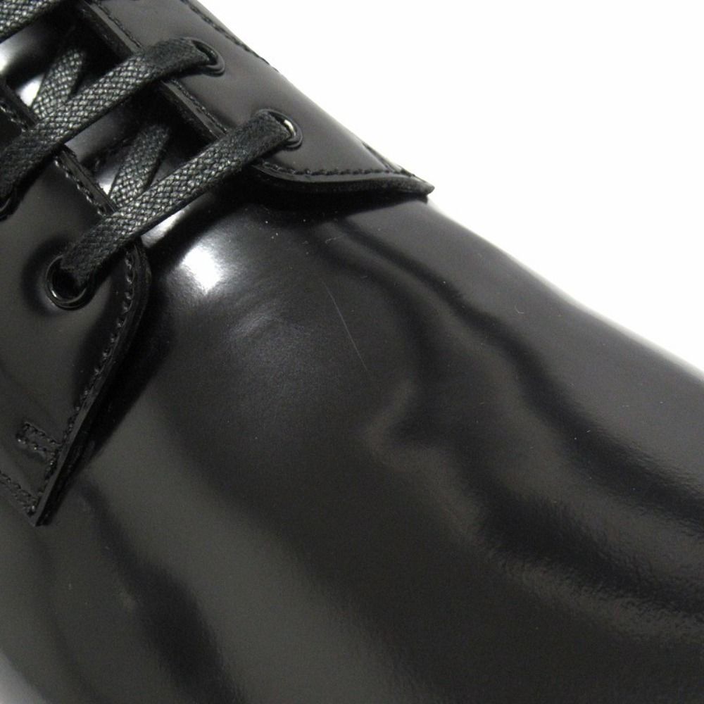 Celine Era Leather Short Boots Lace Up Shoes Hedi Slimane 36 Black
