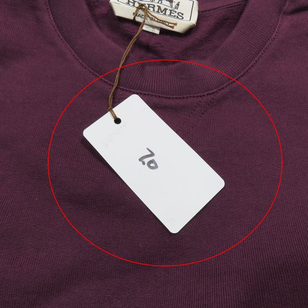 Hermes Run Sweatshirt Shirt Hline Brushed Lining Top Side Line Trainers XS