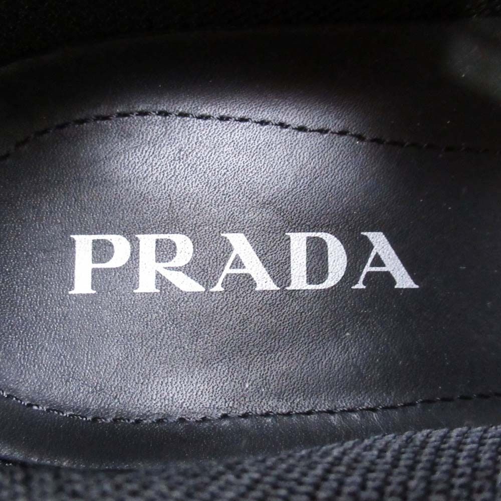 Prada Re-Nylon Triangle Logo Sneakers Shoes Plate 7 Black