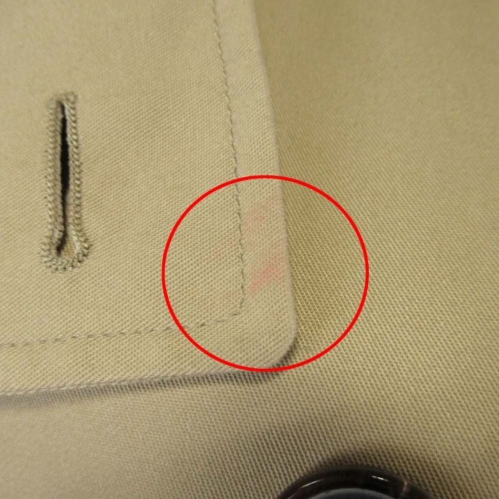 Saint Laurent Paris Hedi Slimane Era Trench Coat Poly Cotton Twill Cloth Spring