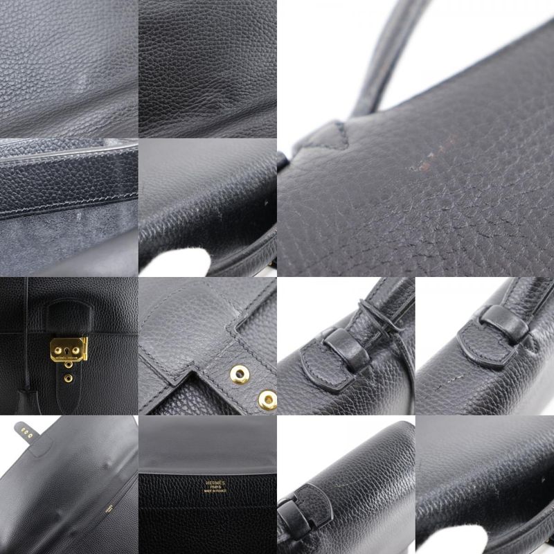 Hermes Sac a Depeche 41 Fjord Black B Business Bag