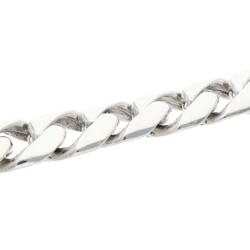 Chrome Hearts ID Floral Crs Cross ID Classic Vintage Silver Bracelet