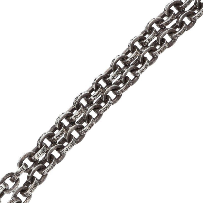 Chrome Hearts Paper Chain 24 Silver Necklace