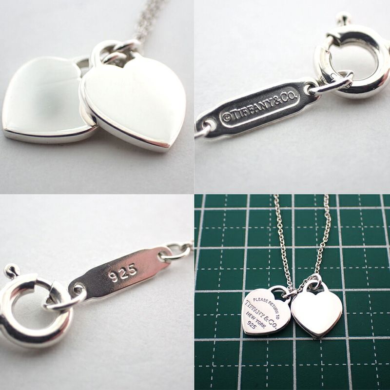 Tiffany & Co 925 Return to Double Pendant