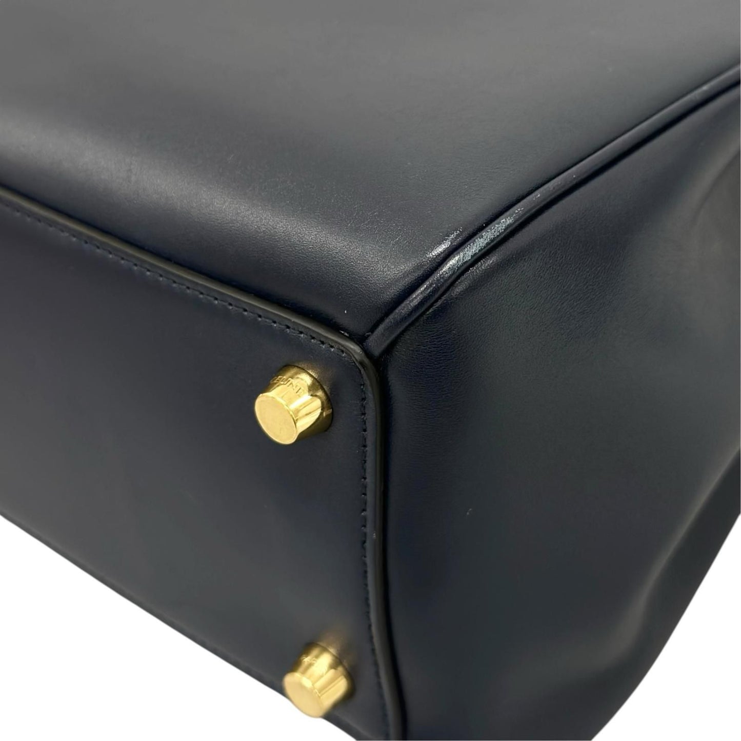 Celine Classic 16 Handbag Leather Blue 2-Way — view 8