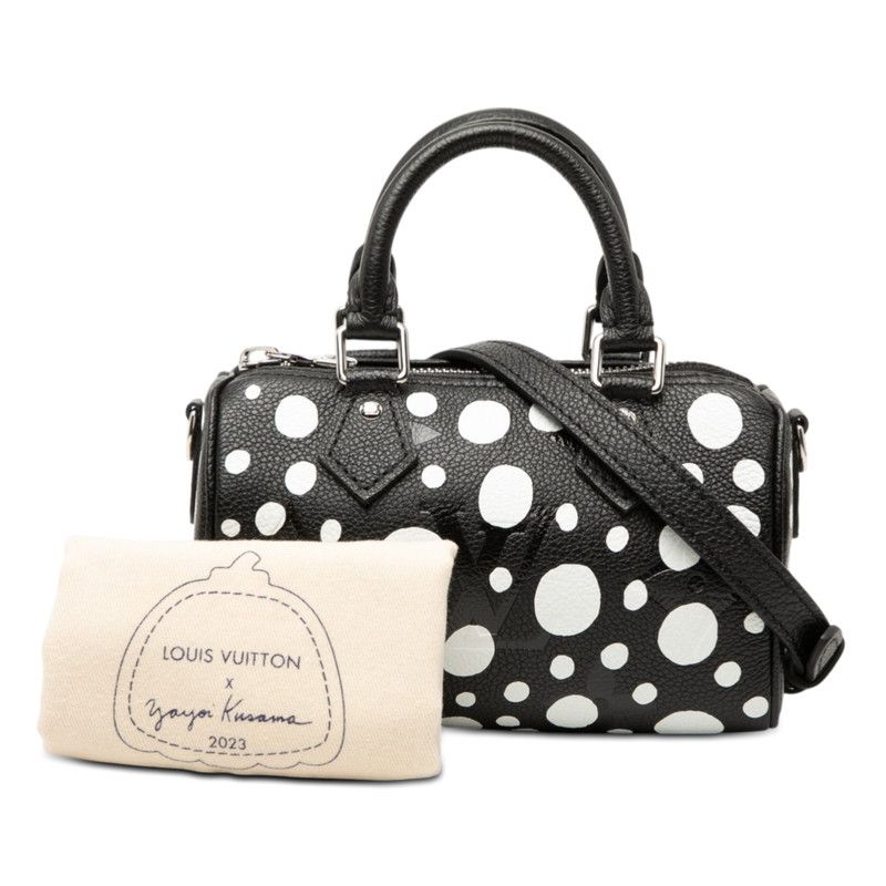 Louis Vuitton Yayoi Kusama Monogram Empreinte Nano Speedy Dot 2-Way Shoulder