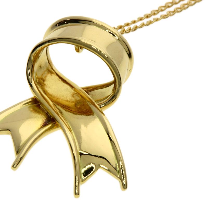 Tiffany & Co Ribbon Necklace 18k Yellow Gold