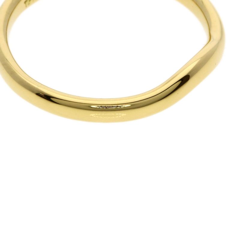 Tiffany & Co T Cube Band Ring 18k Yellow Gold