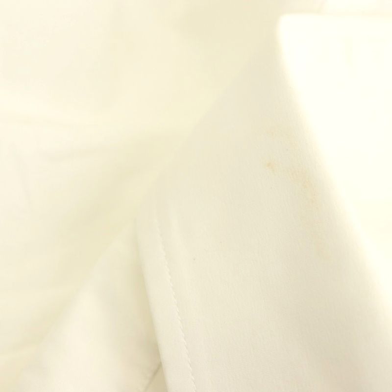 Prada Long Sleeve Shirt Cotton 39 White CX
