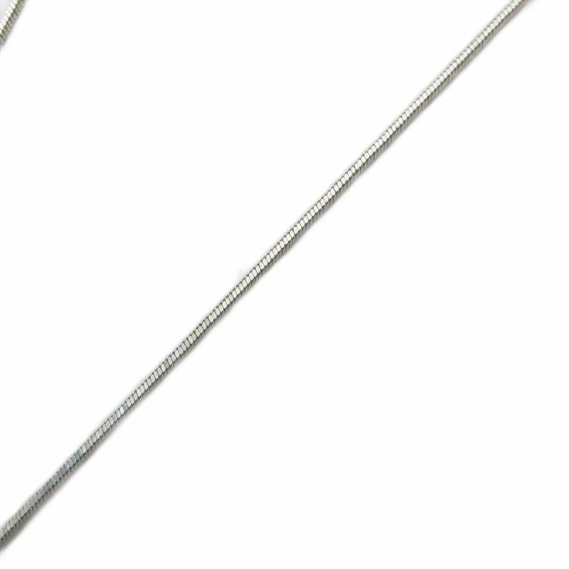 Dior Trotter Necklace Pendant Logo Silver
