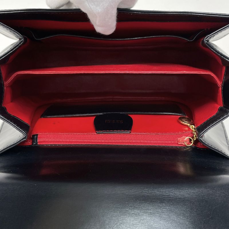 Gucci Top Handle Bag 2-Way Leather Black