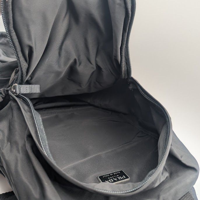 Prada Tessuto Nylon Backpack Black Triangle Logo