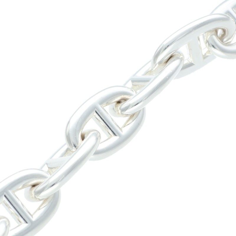 Hermes Chaine D'ancre TGM Silver Bracelet