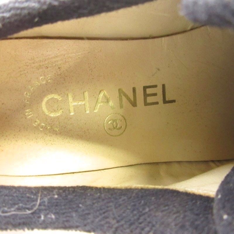 Chanel CC Logo Thick Sole Sneakers Purple 36