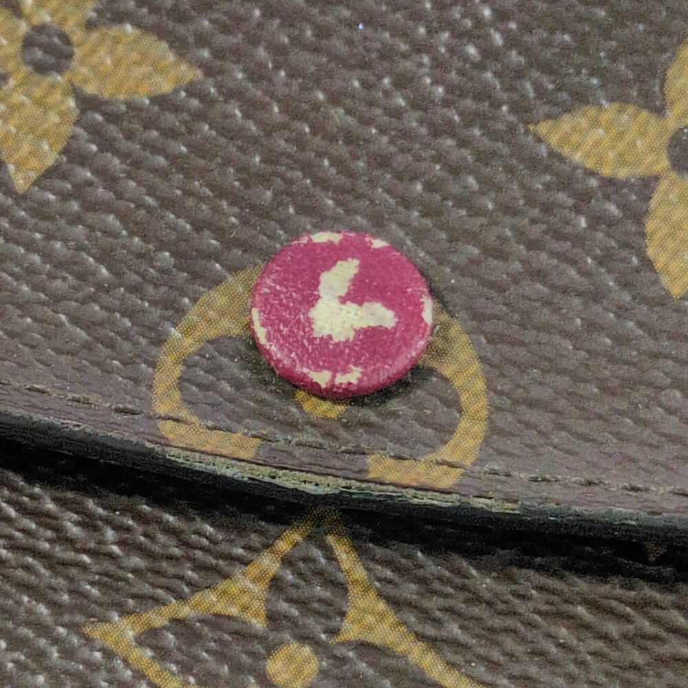 Louis Vuitton Monogram Portefeuille Emily Wallet Fuchsia