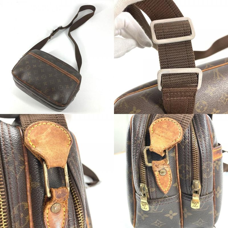 Louis Vuitton Shoulder Bag Reporter PM Monogram Canvas Brown