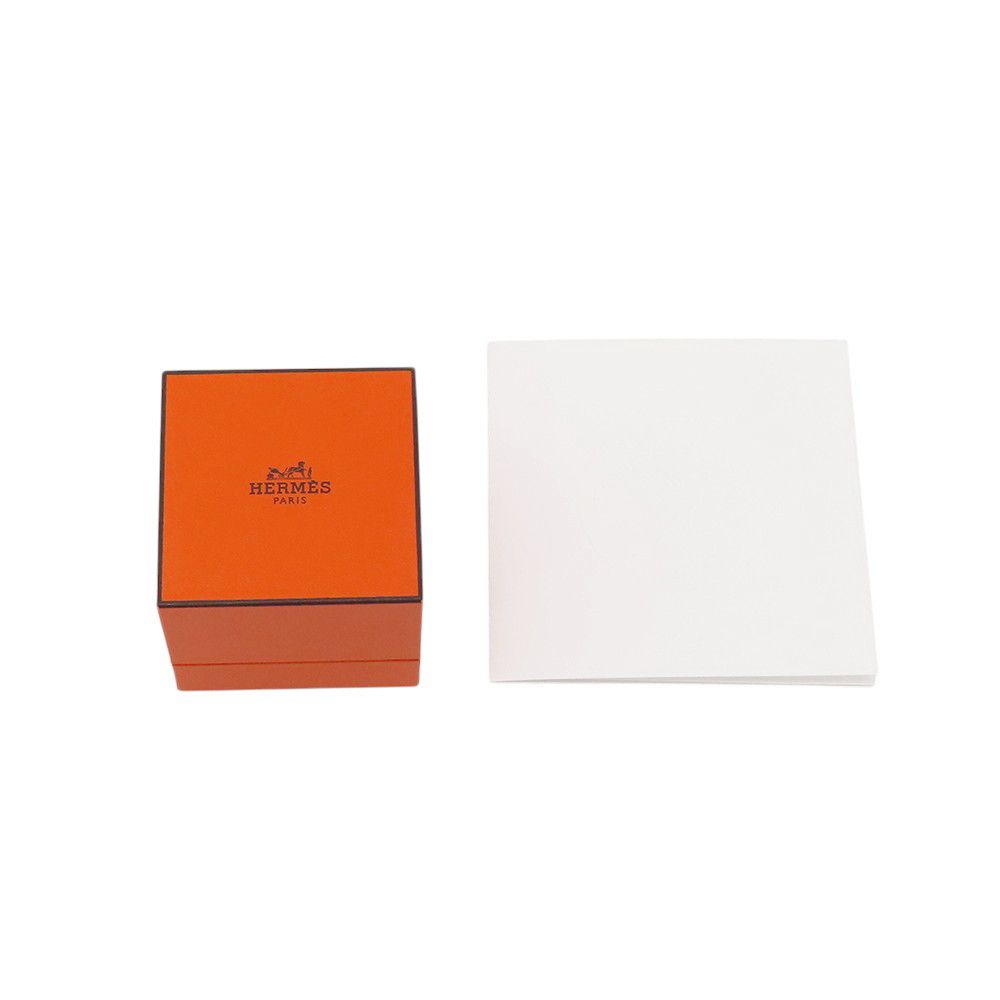 Hermes Ring Cl De-H Double Round Silver 51