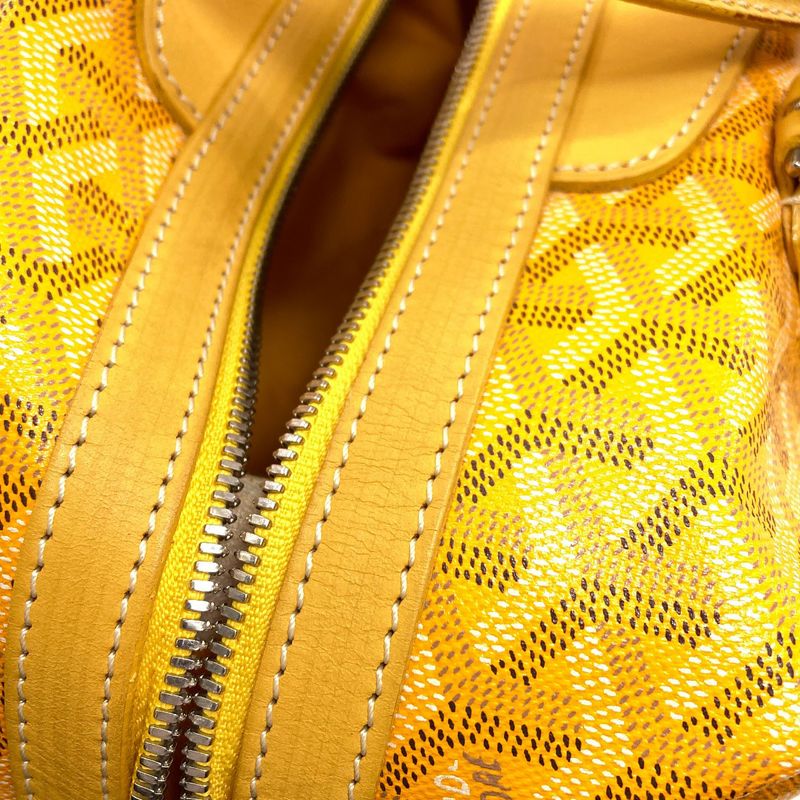 Goyard Boeing 30 Herringbone Pattern Boston Bag