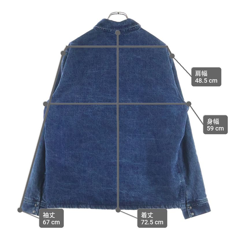 Chrome Hearts Not Work Dog Herringbone Shirt Jacket Not Dog Quilted Denim